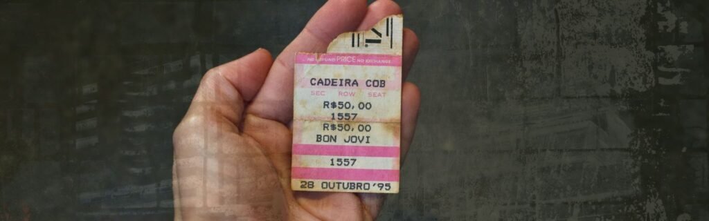 Guardar ingressos de shows