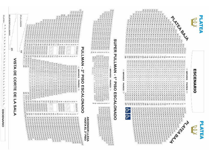 Mapa Teatro Gran Rex Buenos Aires - Travel 2 Concert
