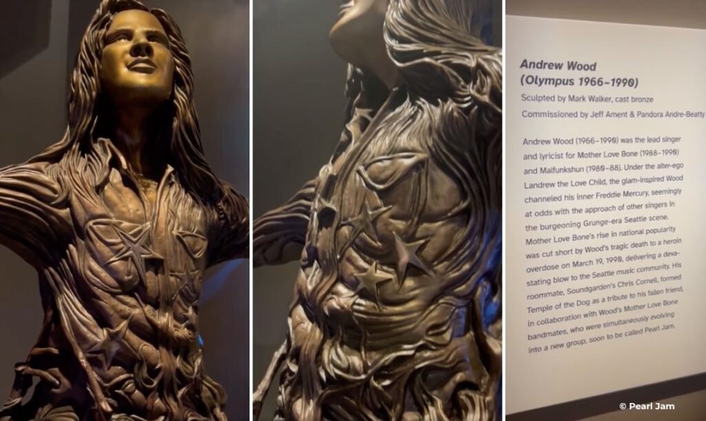 Escultura de Andy Wood no MOPOP, em Seattle, EUA - Travel 2 Concert