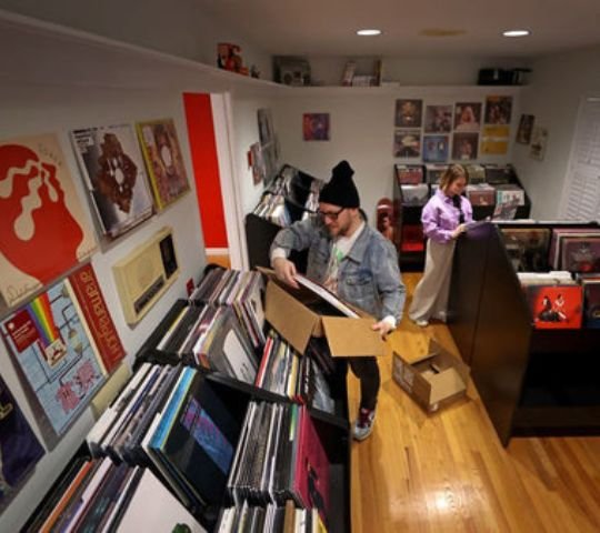 GOOD TASTE Records record store in Boston, Massachusetts