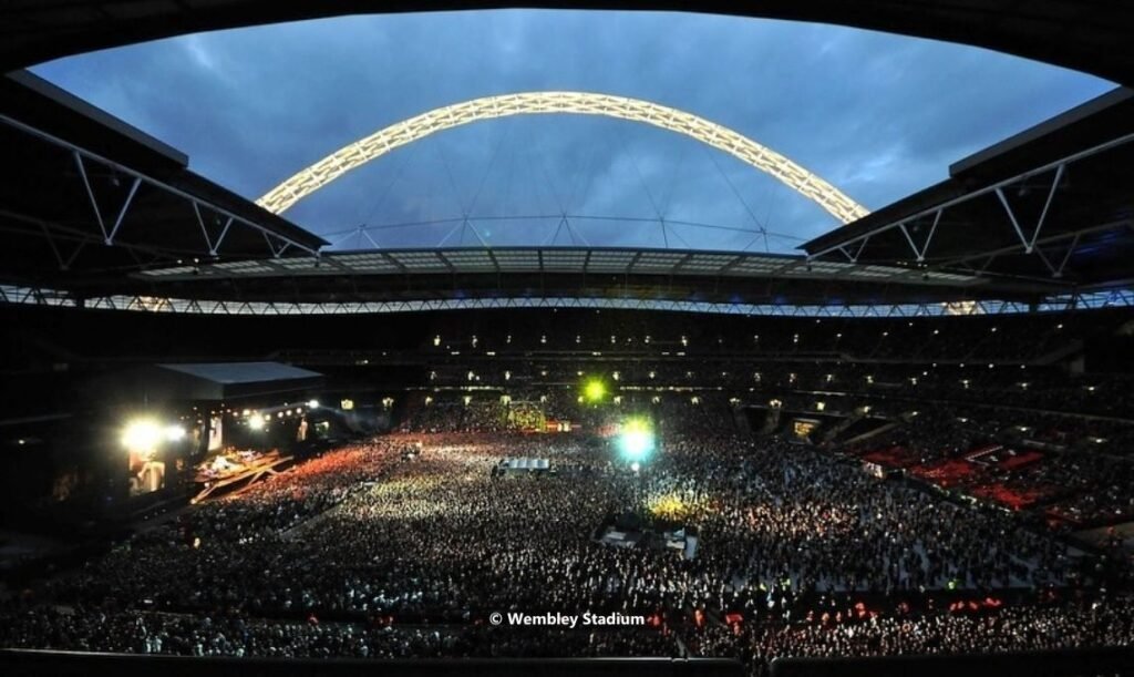 Show no Estádio de Wembley em Londres, Inglaterra - Travel2Concert