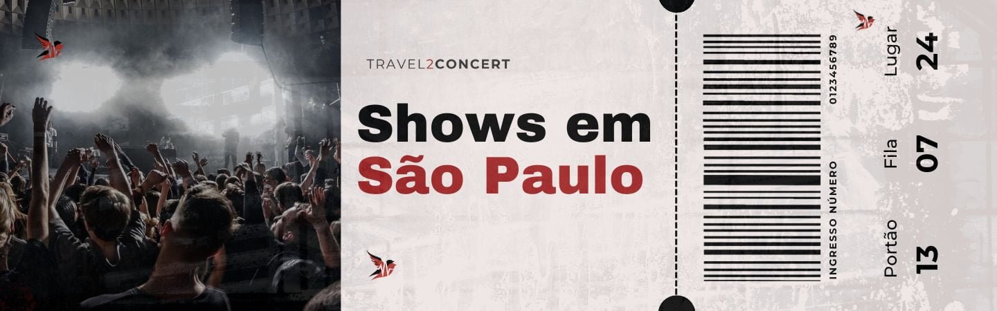 Shows em São Paulo - Travel2Concert