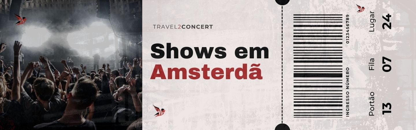 Shows em Amsterdã 2025-2026: Agenda das Bandas de Rock e Metal