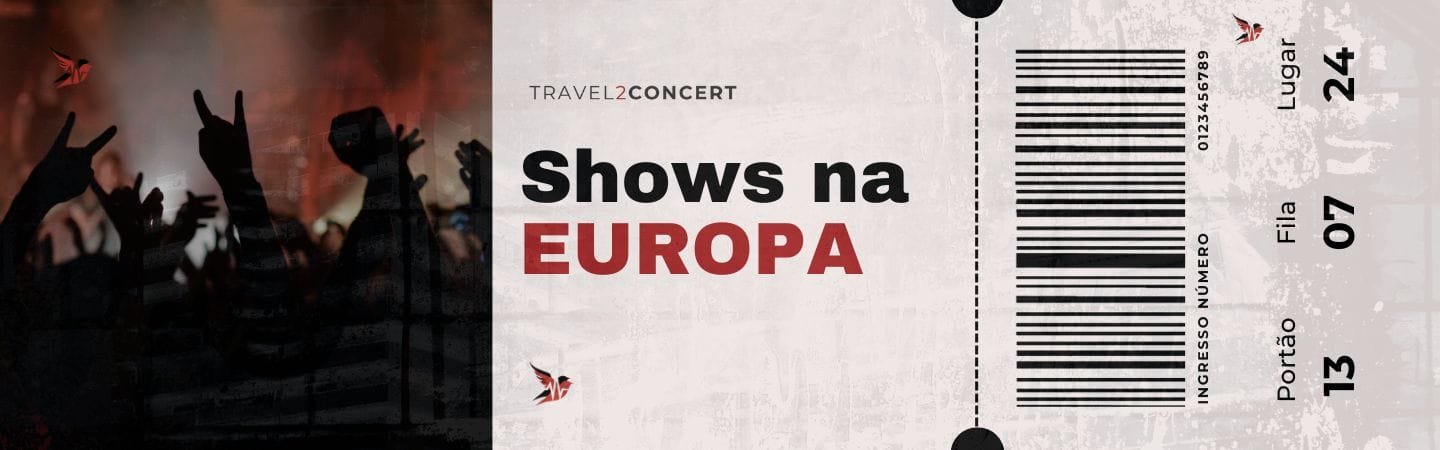 Shows na Europa - Travel2Concert