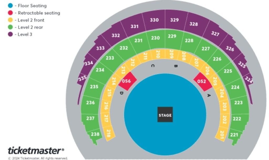 Mapa OVO Hydro - Casa de Shows em Glasgow, Escócia - Travel 2 Concert