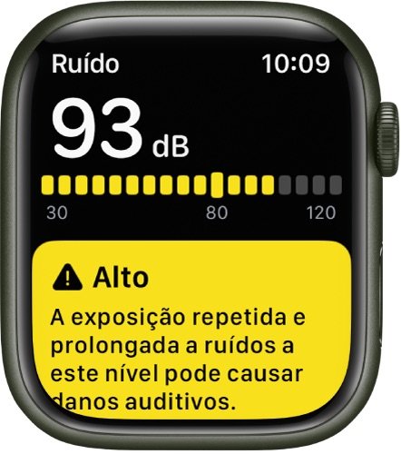 Contador de Decibéis Apple Watch