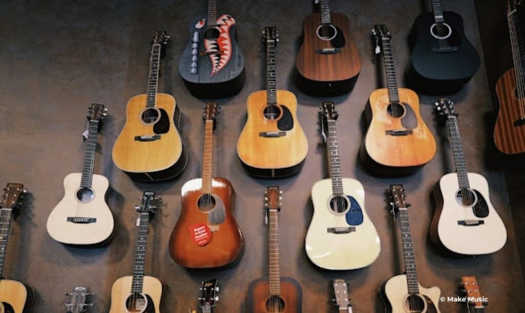 Make Music - Loja de Instrumentos Musicais em Viena, Austria - Travel 2 Concert