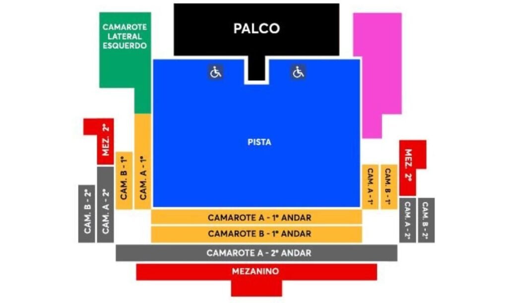 Mapa Suhai Music Hall - Casas de Shows em São Paulo, Brasil - Travel 2 Concert