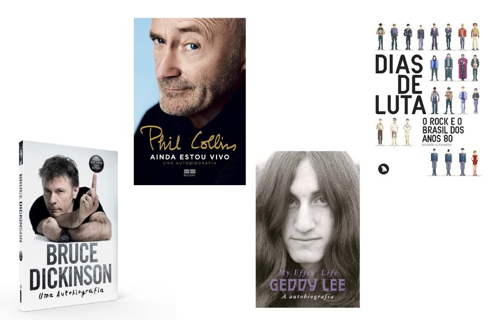 Presente pai roqueiro: livros de rock