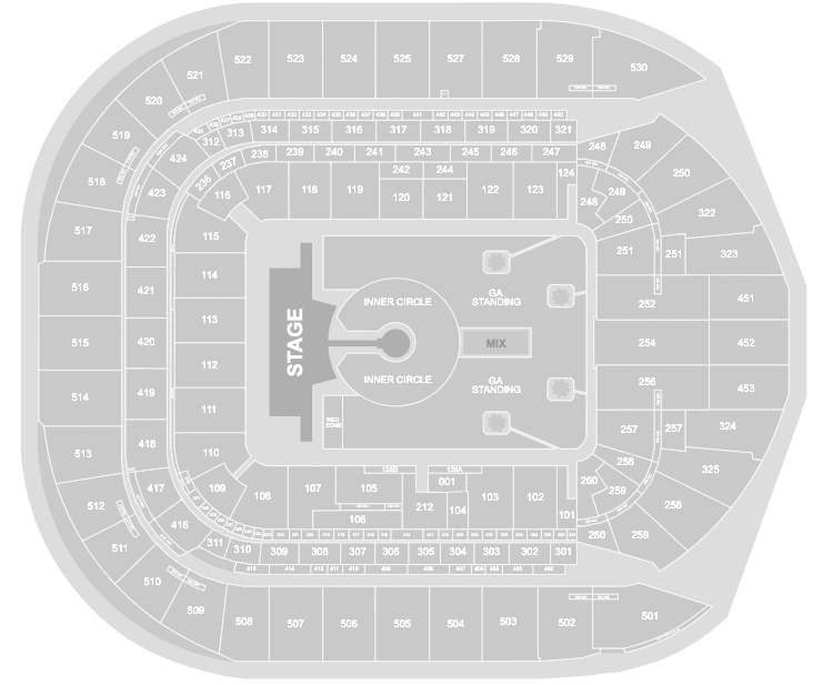 Mapa Tottenham Hotspur Stadium Londres - U2
