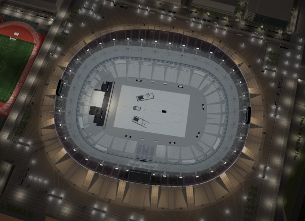 Mapa Stade de France - Paris U2